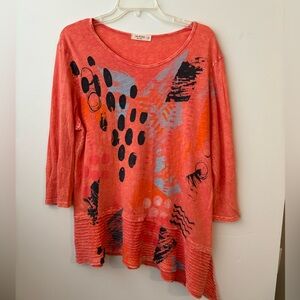 Orange Jess &Jane tunic top